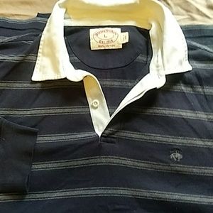 Brooks Brothers rugby shirt long sleeve Large b
